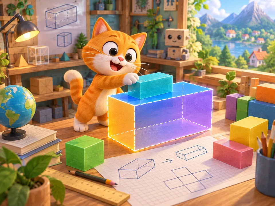 长方体体积与表面积封面