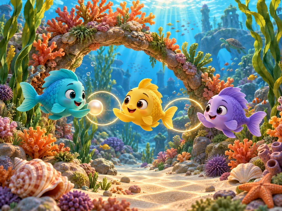 海底鱼儿的广播故事封面